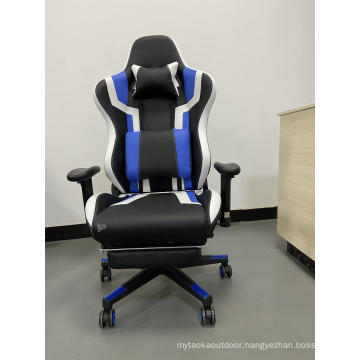 Whole-sale price High Back Swivel Computer Gaming Chairs With Footrest